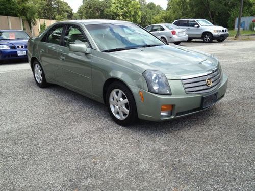 2005 cadillac cts silver green, shale tan leather, power moonroof