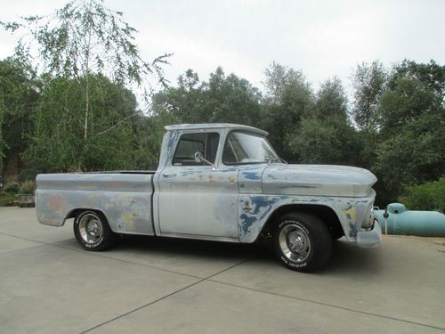 Short bed, fleetside c10 truck and lowered