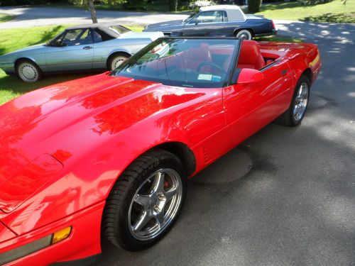 1995 red corvette convertible mint condition, 53k miles