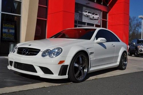 08 clk63 black series very rare white only 8k miles $0 dn $1161/month!