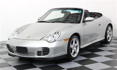 C4s convertible 05 porsche 911 awd 6 speed cabriolet silver just inspected