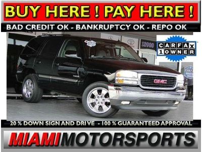 We finance '05 gmc suv 1 owner low miles navigation leather alloy wheels
