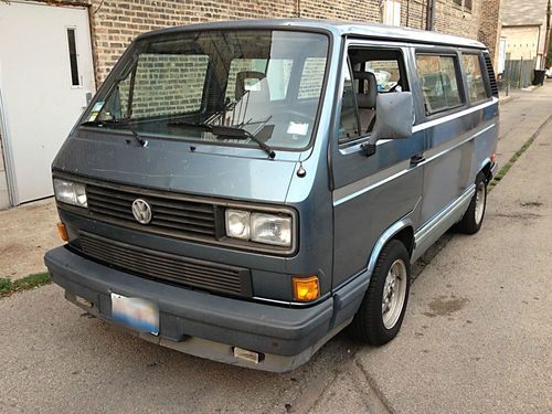 1989 volkswagen vanagon gl standard passenger van 3-door 2.1l
