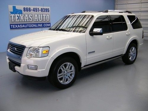 We finance!!!  2008 ford explorer limited roof nav tv heated leather texas auto