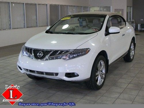 2011 nissan murano crosscabriolet convertible 2-door 3.5l awd led lights