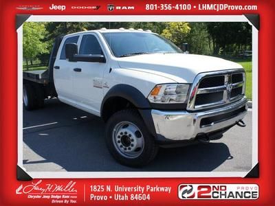 New turbo diesel 6.7l automatic crew cab 4dr 4x4 4wd flatbed dodge ram dually