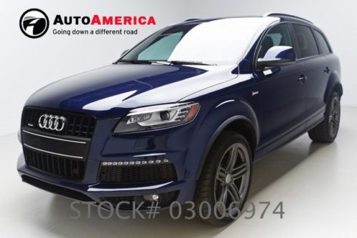 12k one 1 owner low miles 2013 audi q7 s line prestige nav pano roof leather awd