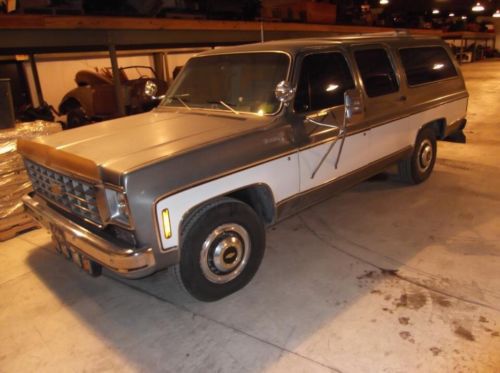 1975 chevy 454 suburban silverado 20 3/4 ton. 2wd only 2 owners! true survivor!