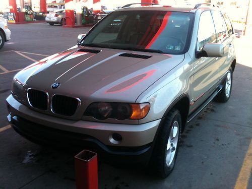 Bmw x5 body and interior in excellent condition, rough idle doit yourselfer!