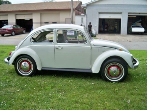 Used and restored 1969 volkswagon beetle