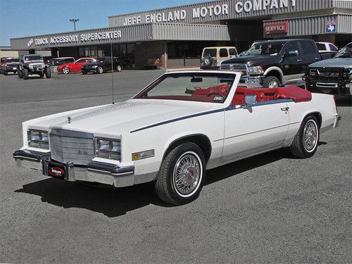 '83 eldorado biaritz convertible - one-owner, all original - 32,000 actual miles