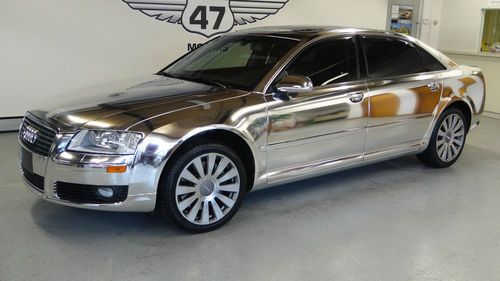 One of a kaind audi a8l chrome gloss only one in usa