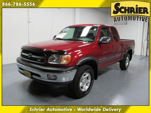 2002 toyota tundra sr5 red 4x4 4.7l v8 trd off road package new brakes and tires
