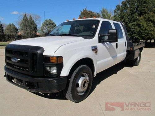 08 f350 crew flatbed powerstroke diesel 2wd tx-owned gooseneck well maintained