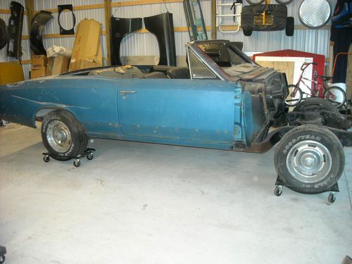 1967 chevelle malibu convertible solid with many nos parts v-8 car