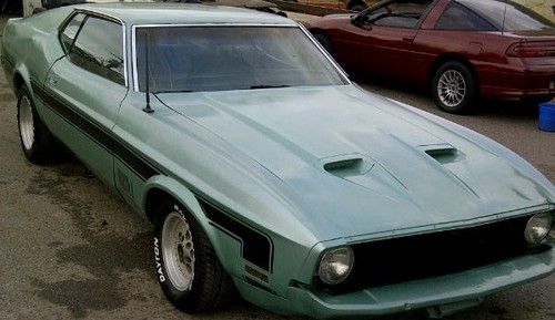 1971 ford mustang mach 1 fast back 351 cleveland  c4 auto running great project