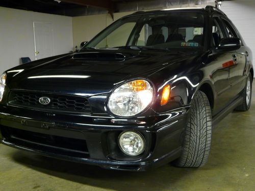 Subaru wrx wagon completely rebuilt powertrain excellent condition clean! black