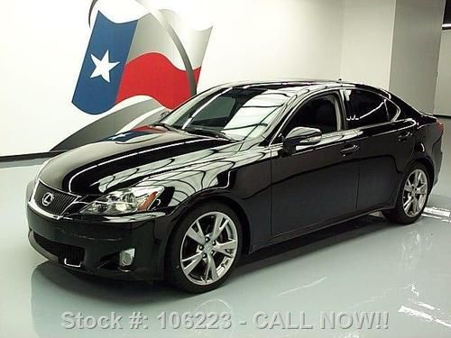 2009 lexus is250 leather sunroof paddle shift only 38k texas direct auto