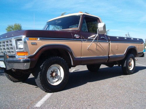 1978 ford f250 4x4 camper special original paint rust free low miles