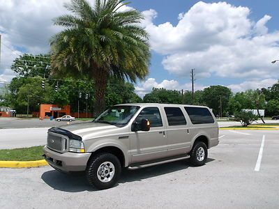 Ford excursion limited 4x4 7 passenger rear dvd loaded 6.0l turbo diesel