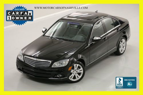 7-days *no reserve* '09 c300 awd luxury 25mpg low mi carfax 1-owner best deal