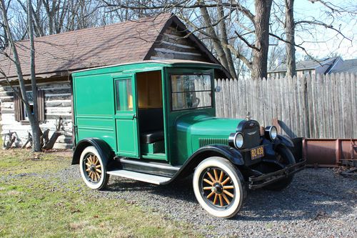 1925 chevy panel truck - superior k - antique vintage chevrolet! one of a kind!