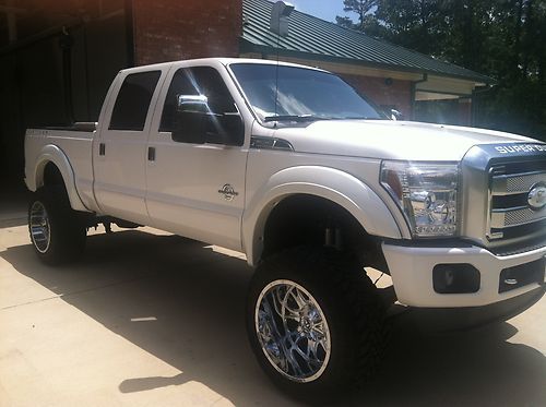 2013 ford f250 diesel lifted platinum edition