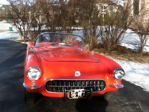 1956, hardtop, red/ red, 265ci 210 hp 4 barrel , automatic