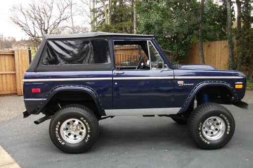1970 classic early ford bronco v8 restored show &amp; go ready - see video