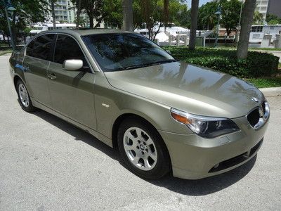 Florida 04 525i dealer serviced sunroof cd 2.5l automatic must see no reserve !
