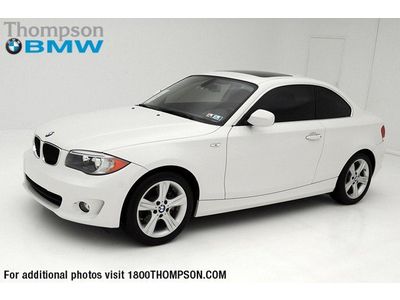 2012 bmw 128i coupe 3.0l i6 premium package 2 heated steering wheel and seats!