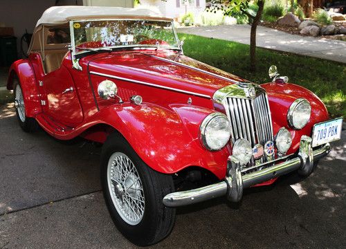 1954 mg tf convertible roadster, beautiful condition, fully restored