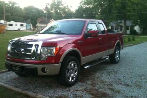 2009 ford f150 supercab lariat 5.4 4wd  "no reserve"