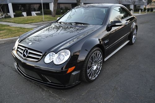 2008 mercedes benz clk63 amg black series clean carfax loaded warranty low miles