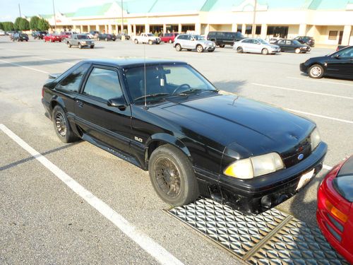 1989 ford mustang gt hatchback 2-door 5.0l 5 speed runs and drives! maryland
