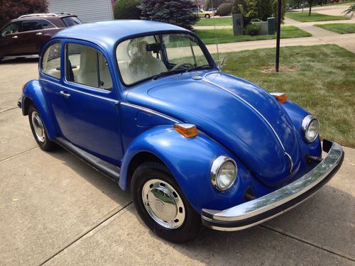 1974 volkswagen beetle. nice vw bug (type 1) only 2500 miles since restoration.