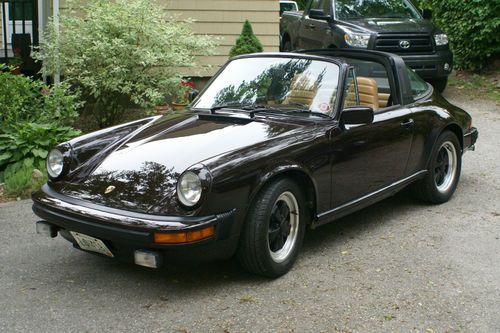 1980 porsche 911 sc targa mocha brown rare color 72k miles