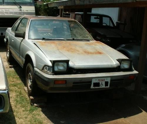 1983 honda prelude 58k miles project w/ crate motor + new parts included! nr !!