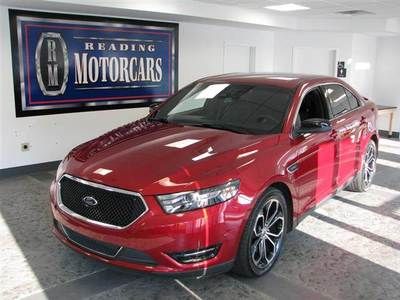 Sho twin turbo 3.5l awd v6 leather 1-owner clean carfax low miles 9k sync ruby!