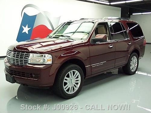 2010 lincoln navigator 7 pass climate leather 20's 59k texas direct auto