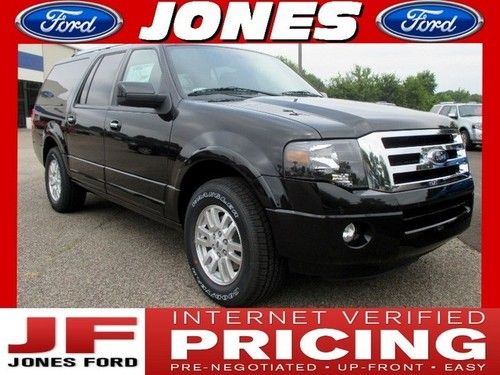 New 2014 ford expedition el 2wd limited msrp $54270 tuxedo black