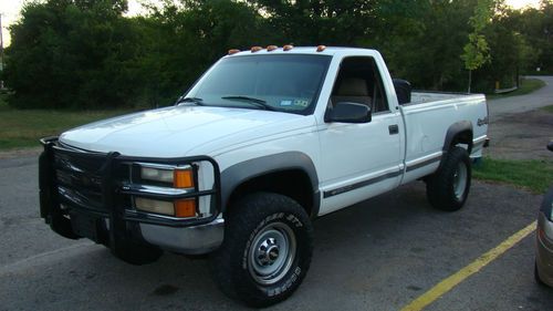 1999 chevy 2500 lifted pickup goose neck 4x4 7.4 motor
