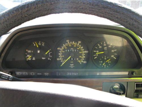 1984 mercedes benz 300sd rare low mileage