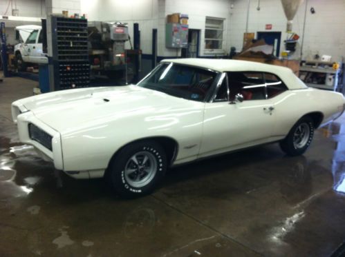 1968 pontiac gto convertible rare 400 4bbl his/her hurst wide ovals pmd