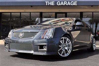 2011 cadillac cts-v coupe supercharged 6.2l 556hp v8 recaro seats only 3k mint