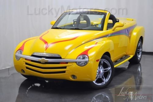 2005 chevrolet ssr, custom magna supercharged, cd, leather, 20-inch chrome