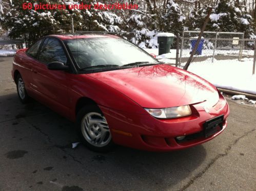 1997 saturn sc2 1.9l-leather-warranty-94800 miles-abs-mint condition for year