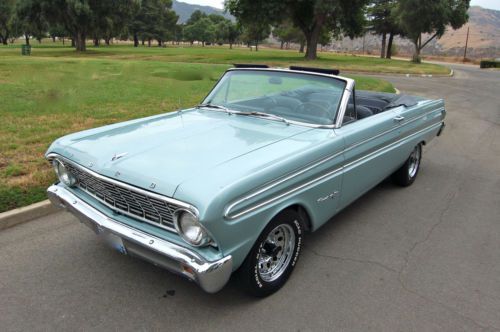 1964 ford falcon sprint convertible factory 4 speed very rare 289 d code v8