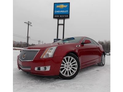 2011 cadillac cts coupe awd 3.6l v6 performance package heated leather bose