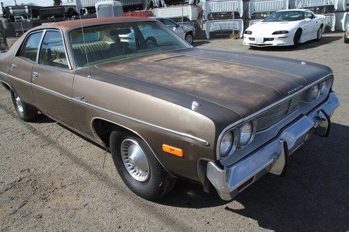 1974 plymouth satellite 318 v8  automatic 8 cylinder no reserve